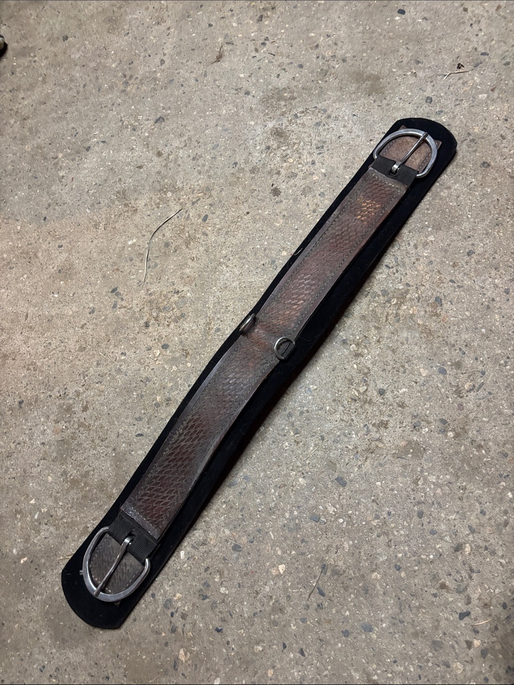 Western Cinch Strap in Brown and Black